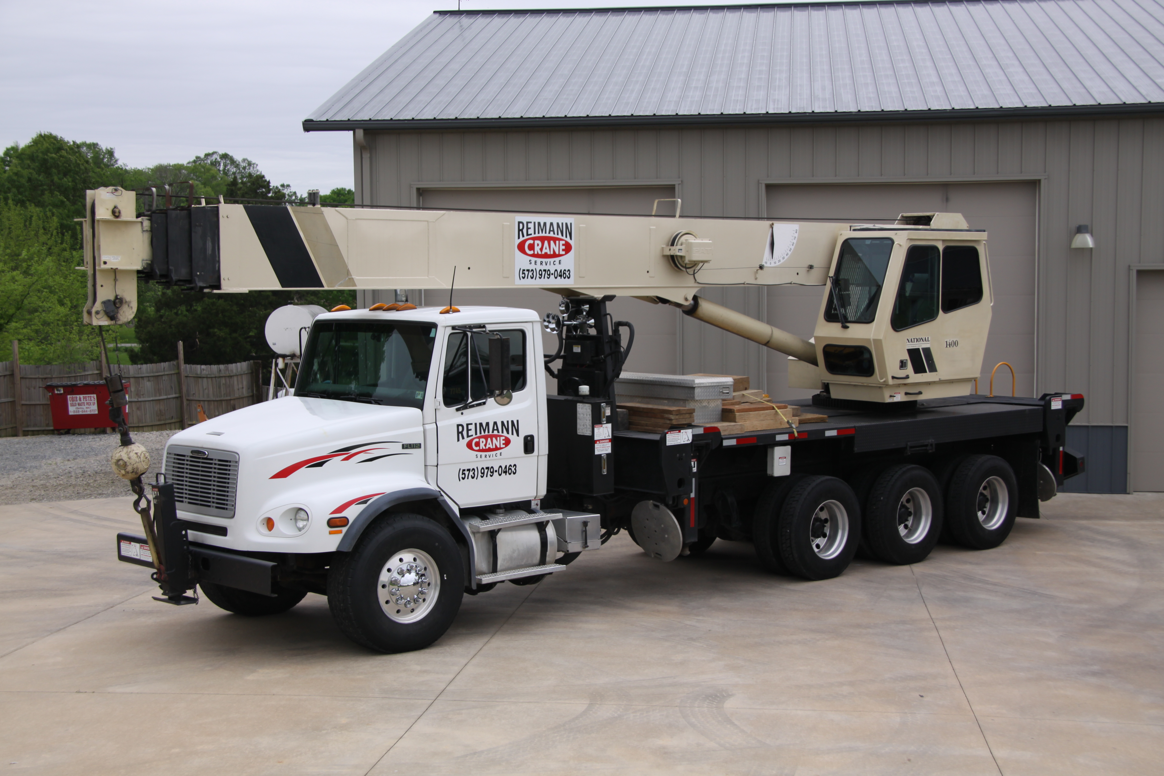 crane with jib Reimann Crane